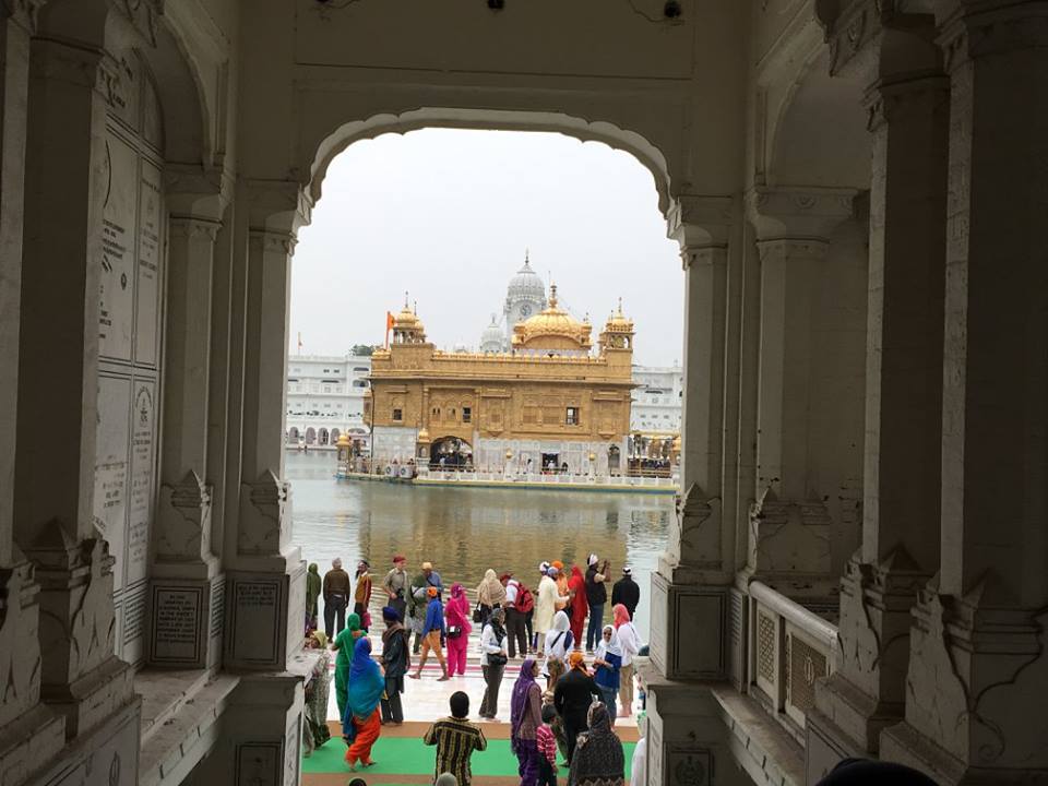 Golden Temple in Amritsar, It is a key attraction in Punjab, India.